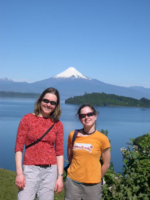 Anita und Susanne, Vulkan Osorno und Lago Llanquihue